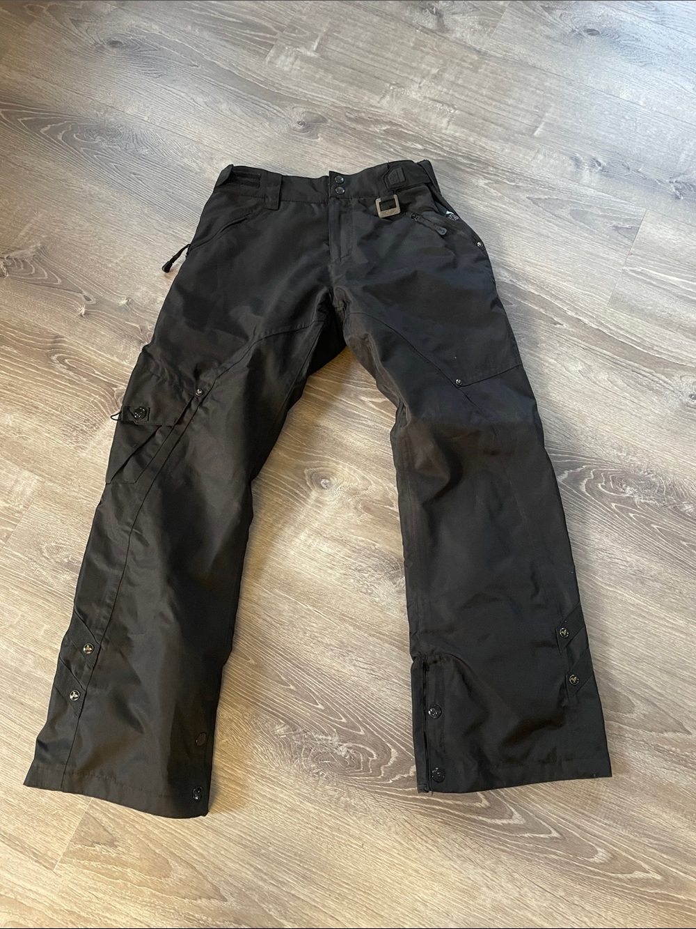 Men's Black Waterproof Outdoor Ski Pants